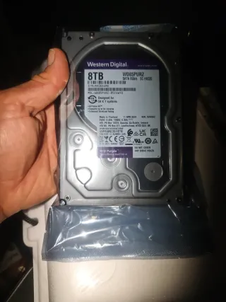 Disco Duro WD 8TB Purple PARA MINISTER OF SOUND