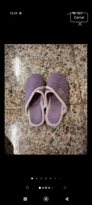 Zapatillas Moradas Talla 38
