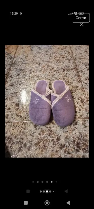 Zapatillas Moradas Talla 38