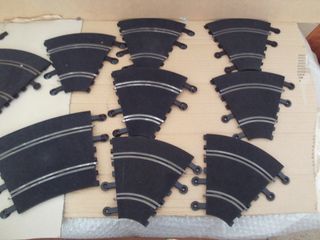 Lote 11 pistas Scalextric interior + 1 exterior