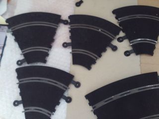 Lote 11 pistas Scalextric interior + 1 exterior