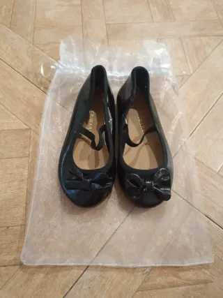 Bailarinas niña Primark lazo negro Talla 27