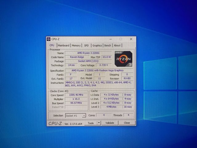 PROCESADOR CPU AMD RYZEN 3 2200G