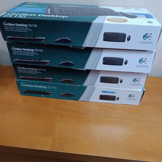 Lote 4 Teclados Logitech Cordless Desktop EX110