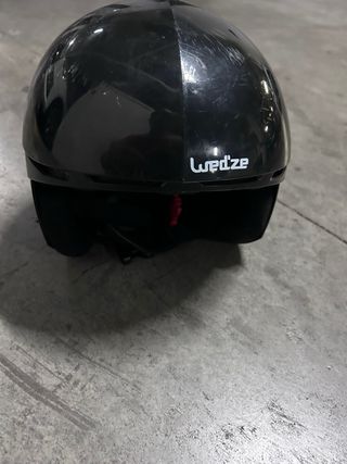 Casco de esquí negro