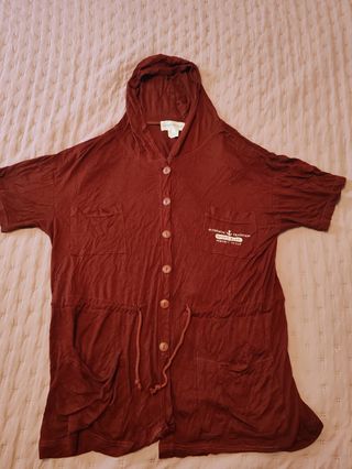 Maglietta SPORTSTAFF con cappuccio e bottoni XL