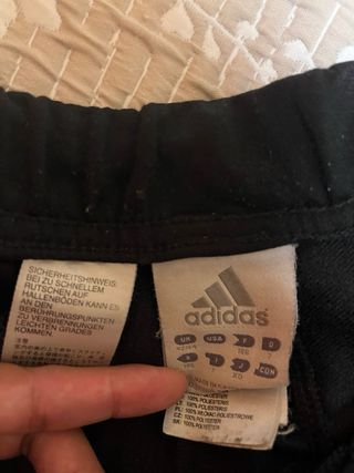 Pantalón chándal Adidas Negro Talla L