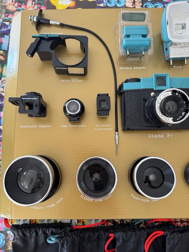Cámara fotos Lomography Diana F+ Kit Completo