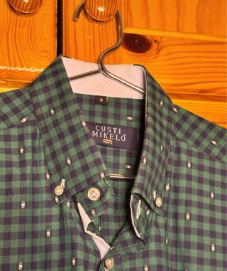 Camisa cuadros de hombre 