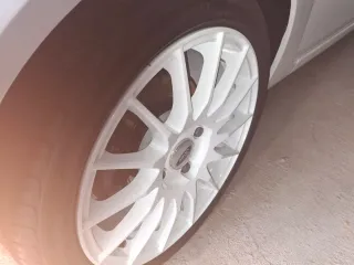 Llantas Blancas 4 Tornillos Ford Fiesta 4x108.