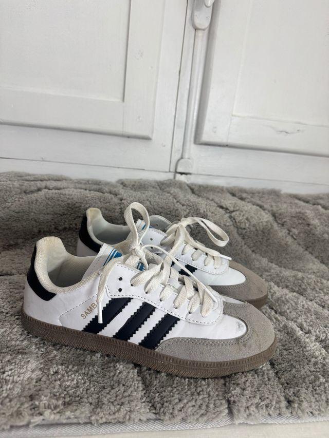 Adidas Samba Blancas y Grises