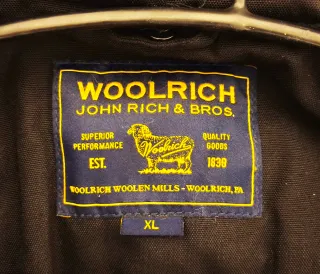 Parka Woolrich corto donna nero XL