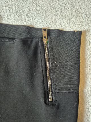 Leggings Neri M&T Zip Oro Taglia M/L