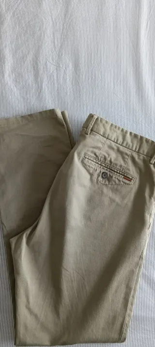 Pantalón Massimo Dutti Beige