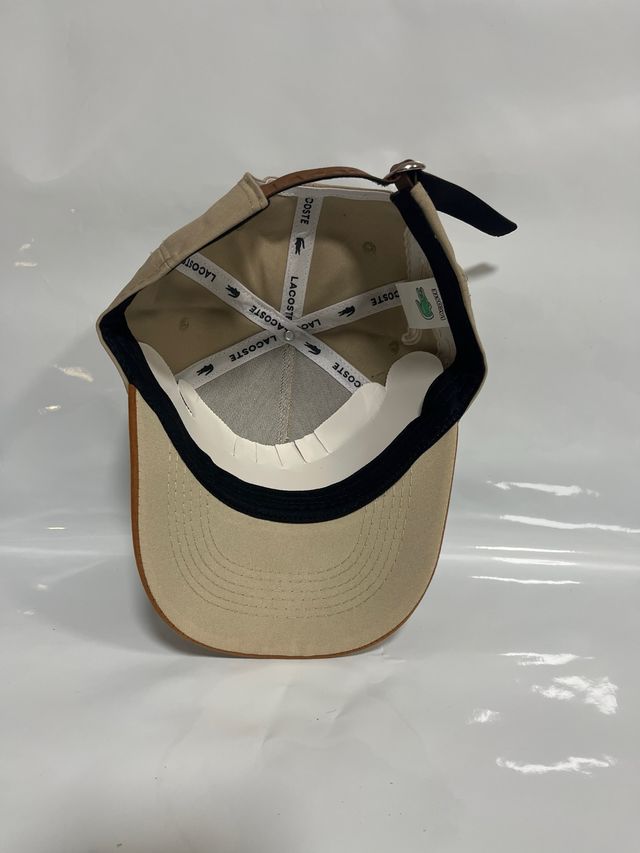 Gorra Lacoste Beige y Marrón
