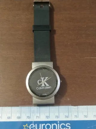 Orologio Calvin Klein Uomo/Donna Nero Argento