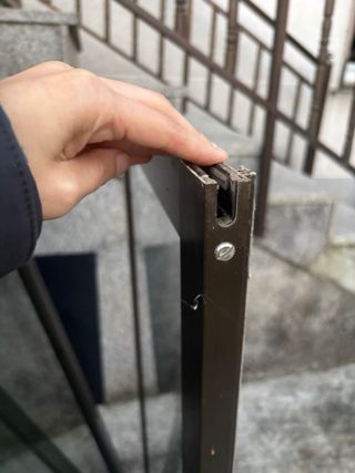 Ventanas de aluminio color bronce