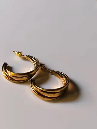 Pendientes Aro Zara Dorados