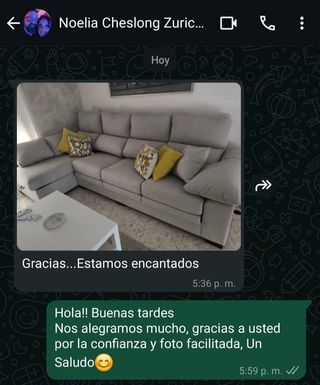 Sofá Chaiselongue Extraíble Directos de fábrica