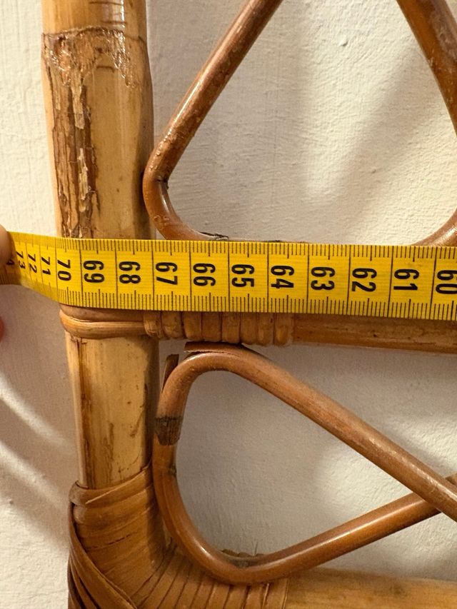 Marco de bambú vintage