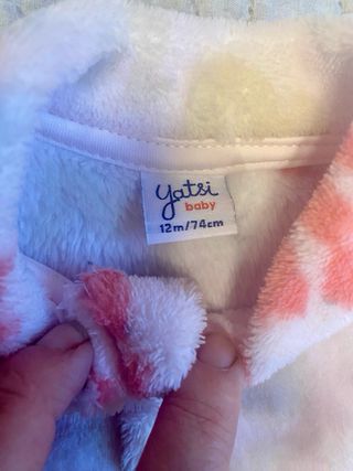Pijama bebé niña invierno buzo