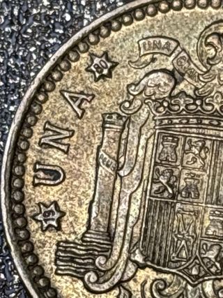 Lote 8 monedas 1 peseta 1975, *80 Juan Carlos I