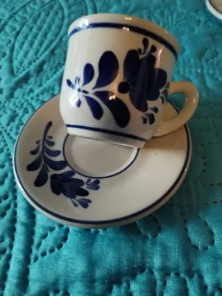 Conjunto Loiça de Viana Azul e Branco