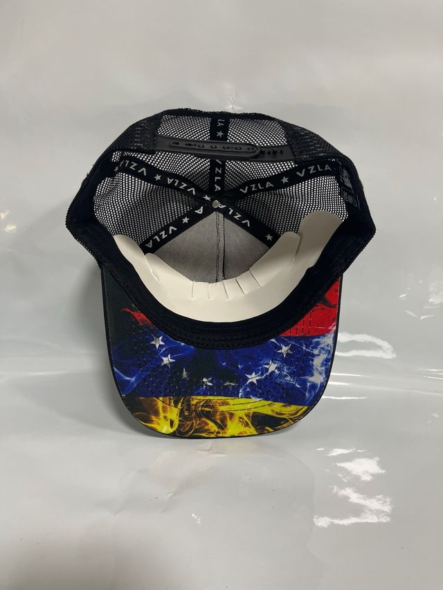Gorra VNZA Venezuela Tricolor Moda Negra