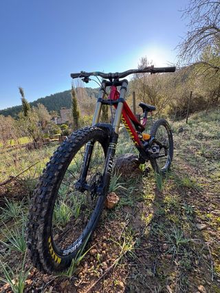 Bicicleta da Montagna S-Works Demo 8 Rossa