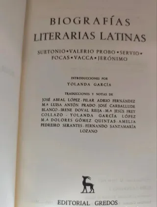 Biografías literarias latinas