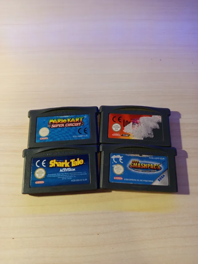 4 Cartuchos Game Boy Advance
