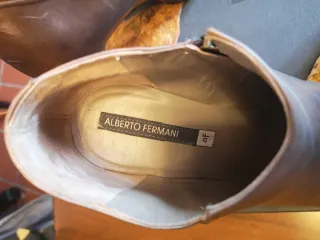 Stivaletti Alberto Fermani marroni tacco alto