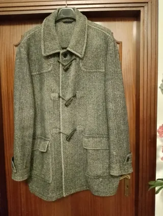 Giaccone uomo grigio