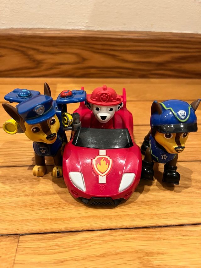 Figuras Patrulla Canina con Coche