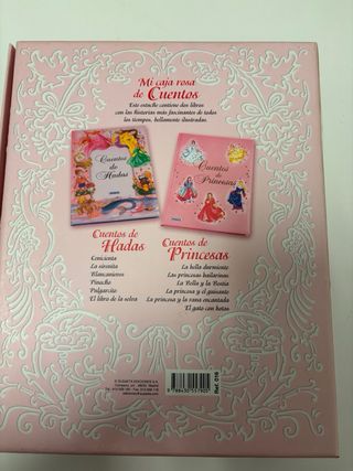 Caja de cuentos de hadas y princesas