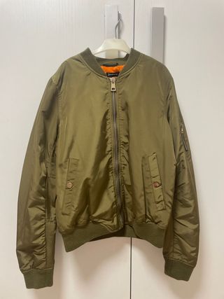 Chaqueta Bomber Verde Militar