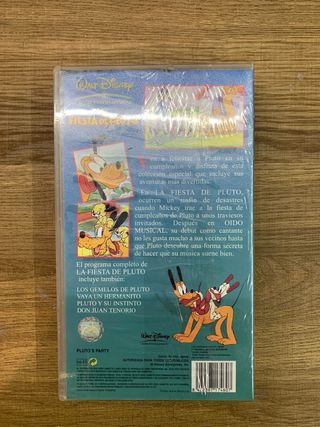 VHS La Fiesta de Pluto Nueva Precintada