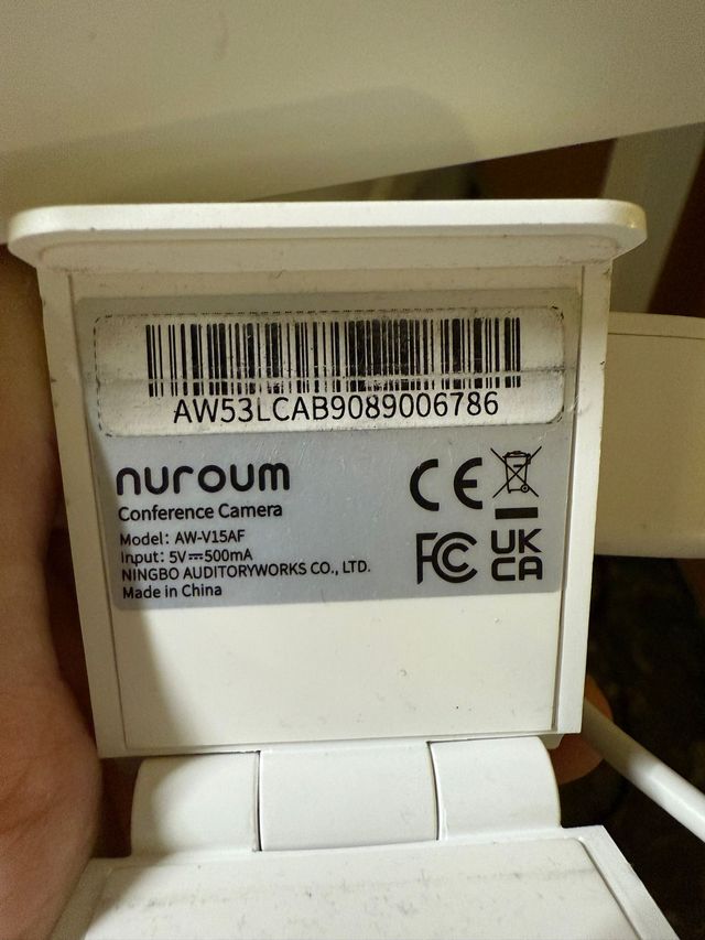 Cámara Web Nurom Auto Focus 