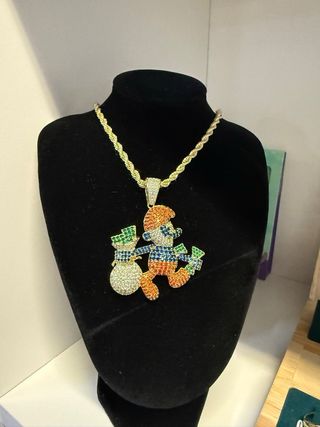 Colgante Tío Rico Oro 14k Laminado