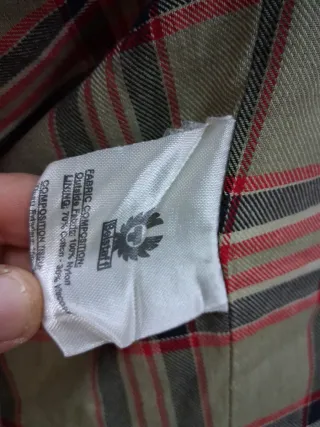 Giubbotto Belstaff Rosso Taglia S Impermeabile