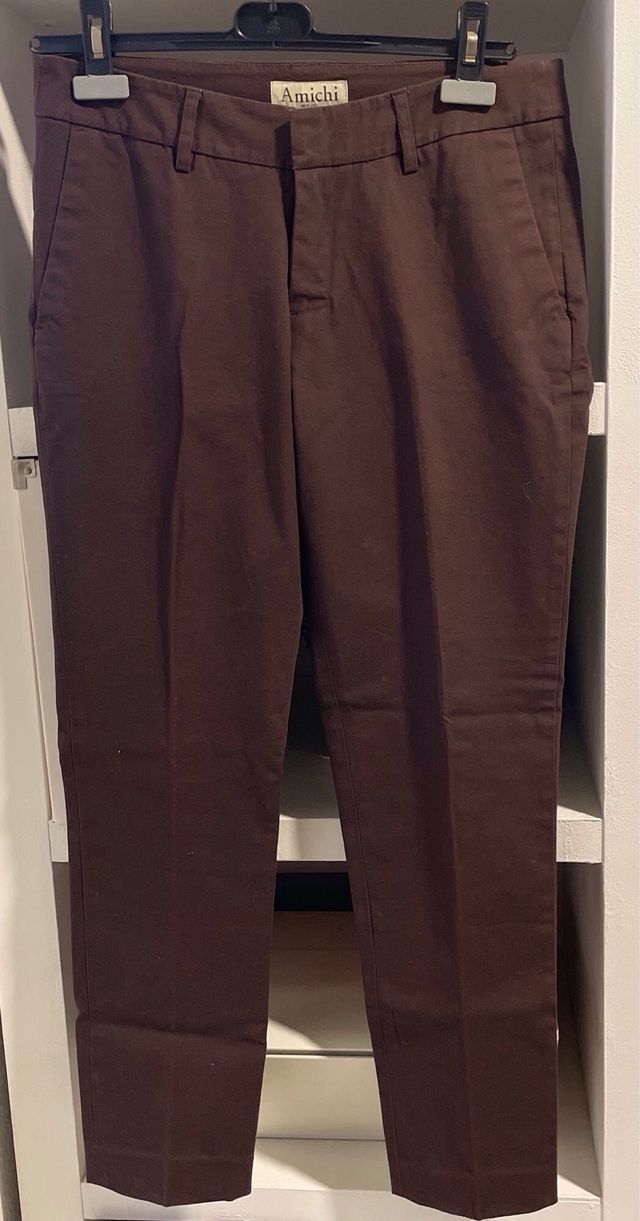 Pantalón vestir Amichi Talla L Marrón