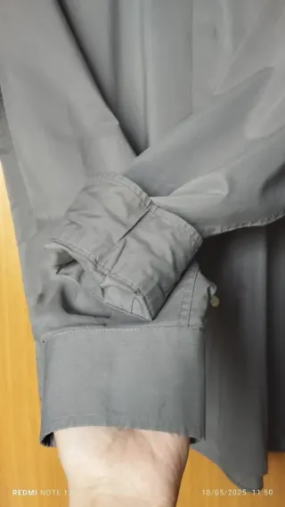 Camisa de vestir gris LATINO'S Talla L