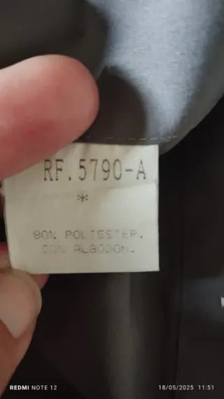 Camisa de vestir gris LATINO'S Talla L