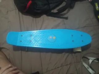 Skate azul tipo Penny Board