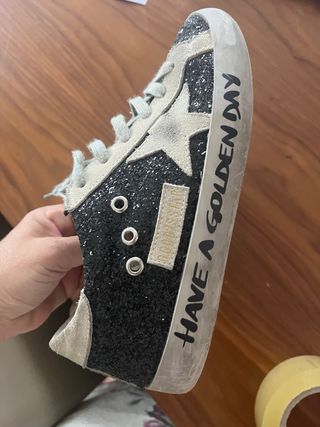 Golden Goose Sneakers Beige y Negro