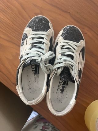 Golden Goose Sneakers Beige y Negro