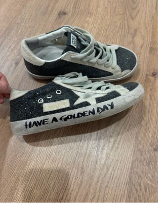 Golden Goose Sneakers Beige y Negro