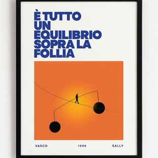 Poster Vasco Rossi - Sally 1996