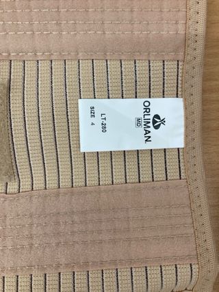 Faja Lumbar Orliman Lumbritron Talla Única