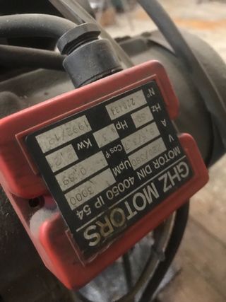 Lote 3 máquinas aluminio